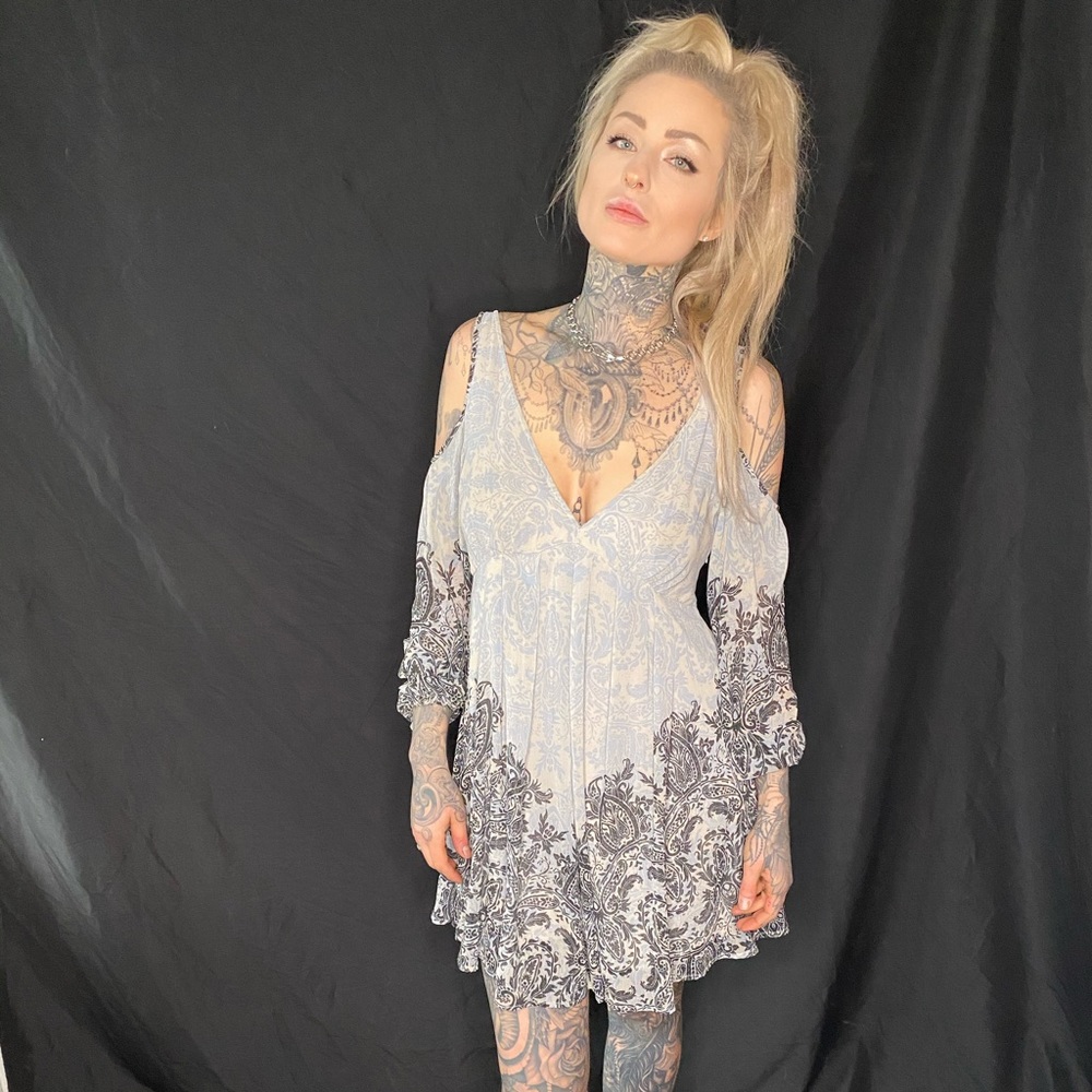 Flowy Off the Shoulder Gypsy Tunic